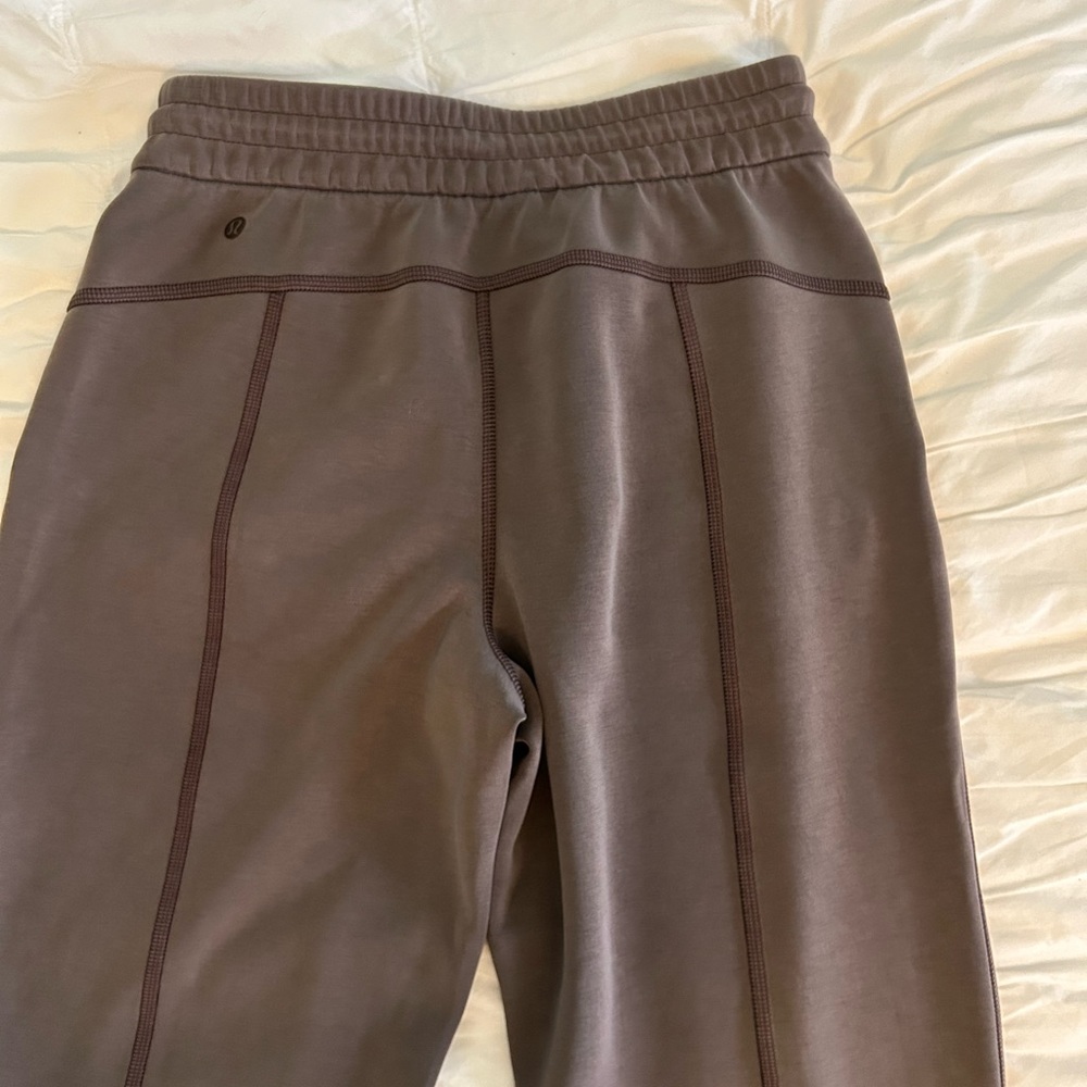 Lululemon Brown/Grey Soft Wide-Leg Athletic Pants - Picture 2 of 8